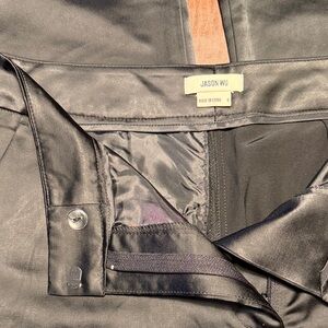 Jason Wu Charcoal Satin Trousers